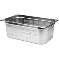 YATO Professionele Geperforeerde Gastronorm Bak GN 1/1 – 200 mm Diep – 26.0 Liter – Hoogwaardig RVS 201 – Temperatuurbestendig -40°C tot +300°C