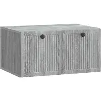 vidaXL Wandmontage TV-kast Grijs sonoma 59,5 x 41 x 30 cm Bewerkt hout
