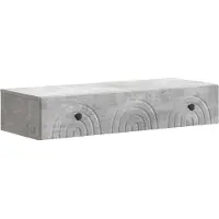 vidaXL Wandgemonteerde Zijtafel Betongrijs 87,5 x 34,5 x 17 cm