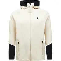 Peak Performance - Rider Essentials Zip Hood - Fleecevest M, beige/wit