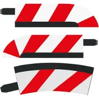 Carrera 1:24 Binnenrand steile bocht 1/30