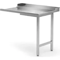 Hendi Uitlooptafel vaatwasmachine, links, 1000x600x(H)880mm Hendi