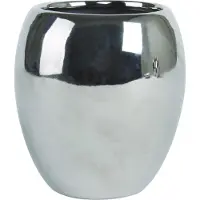 MSV Tandenborstelhouder DAKHLA – Tumbler Badkamer voor Tandenborstel en Tandpasta – Vochtbestendig en Eenvoudig te Reinigen – 9 x 9,5 cm – Grijs