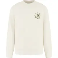 Dstrezzed Sweatshirt 'Karas' lichtgrijs / groen