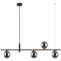 ITALUX BLETTER PND-5225-4-BK-SG hanglamp