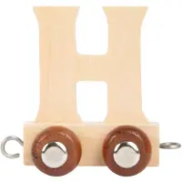 Small Foot - Houten Lettertrein - H - 12 stuks