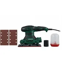 Parkside vlakschuurmachine - Vermogen: 270 W - Toerental: 7000/12000 tpm - Inclusief adapter voor externe stofafzuiging, 2 schuurbladen met klittenbandhechting (korrelgrootte 80 en 120)