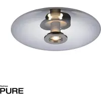Paul Neuhaus Design Plafondlamp Pure Vitrum Grijs
