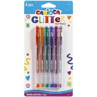 Carioca Glitter gel pens 6pcs