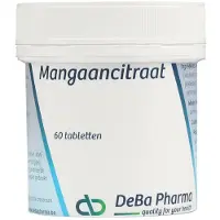 Deba Pharma Mangaancitraat | 60 tabletten