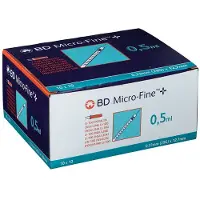 Embecta Micro-Fine Insulinespuiten U-100 12,7 mm 29G 0,5 ml | 100 stuks