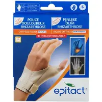 Epitact Immobiliserende Duimspalk Verstuiking - Kwetsuren - Pijnlijke Duim Links Small 1 St Verband(en)