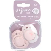 Difrax Fopspeen Dynamic Newborn Babyshower 0-2m 2 St Fopspeen