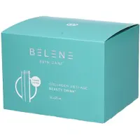 Belène Collageen Anti-Age Beauty Drink | Collageen – Hyaluronzuur – Vitamines B2, C, E – Zink 30x25 ml Drinkbare ampoules