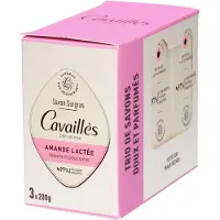 Cavaillès Voedende zeep met melkachtige amandel x3 600 g Zeep