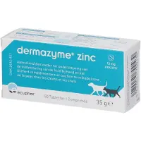 Dermazyme Zink Hond en Kat 50 St Tabletten
