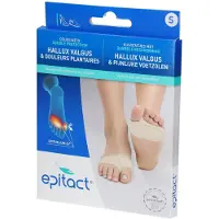 Epitact Epithelium 26 Hallux Valgus Kussentjes Dubbele Bescherming Ref.2373-157 Maat S 1Stuks