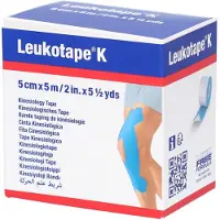Leukotape K Lichtblauw 5cm x 5m 7297824 1 St Verband