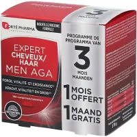 Forte pharma Expert Haar Men AGA 2+1 maand Gratis 180 St Tabletten