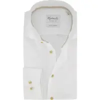 Michaelis Overhemd Michealis slim fit wit strijkvrij