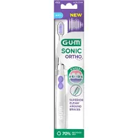 Gum Sonic Ortho Wit - Batterij Tandenborstel