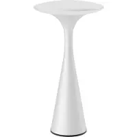 BES LED LED Tafellamp Draadloos Oplaadbaar - Brinton Avior - Aanpasbare Lichtkleur 3000K-4000K-6500K - Spatwaterdicht IP44 - USB-C - Wit