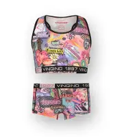 Vingino Hipster fantasy racer 2-pack Meisje Zwart L