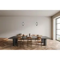 ITALUX SEVIL LED Hanglamp Zwart Modern voor Woonkamer - 120cm