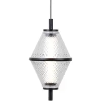 ITALUX Moderne Zwarte Hanglamp FUENTE LED 3000K