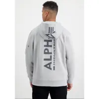 Alpha industries Sweatshirt antraciet / lichtgrijs