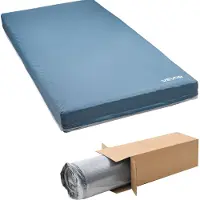 Vevor verzorgingsmatras, draagvermogen 158 kg, medisch schuimmatras, ontlastend, waterdicht, geschikt voor de behandeling van decubitus in verzorgingstehuizen en thuiszorg, afmetingen 2030x914x153 mm