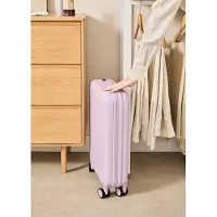 Create - Opvouwbare harde handbagagekoffer van polycarbonaat met TSA-slot en multidirectionele wielen - Lavendel - LUGGAGE STUDIO FOLDABLE