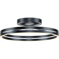 Paul Neuhaus Ronde Plafondlamp Pure Loop Grijs