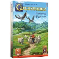999 Games - Carcassonne: Herders & Wijngaarden - Uitbreiding 9 - Nieuwe Versie - NL - EN