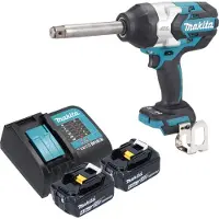 Makita DTW 1005 SM accuslagmoersleutel 18 V 1360 Nm 3/4" borstelloos + 2x accu 4.0 Ah + lader