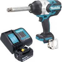 Makita DTW 1005 SM1 accu slagmoersleutel 18 V 1360 Nm 3/4" borstelloos + 1x oplaadbare accu 4.0 Ah + lader