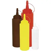 Vogue Knijpfles Vogue, portioneer, transparant, 34cl