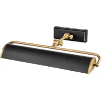 Elstead Lighting LED Schilderijverlichting Winchfield | 2X E14 Max 40W | Dimbaar | Aged Brass & Matte Black