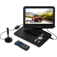 Reflexion DVD1025 Draagbare TV met DVD-speler 25.6 cm 10.1 inch Energielabel: E (A - G) Werkt op een accu