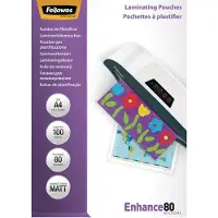 Fellowes Lamineerhoezen Enhance Mat 80 mic A4 (100 Stuks)