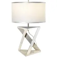 Elstead Lighting LED Tafellamp Aegeus | 1X E27 Max 60W | Polished Nickel