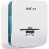 Satino dispenser voor vrouwelijke hygiëne FemCare HYGINITY, 3-in-1, voor maximaal 160 tampons/30 maandverband, B 212 x D 251 x H 116 mm, kunststof, wit