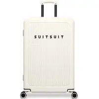 Suitsuit Koffer 75x48x29 cm - Reiskoffer - Koffer groot - TSA Slot - 90L - Caretta - Tofu White