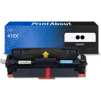 PrintAbout Huismerk HP 410X (CF410XD) Toner 2x Zwart Hoge capaciteit - Multipack