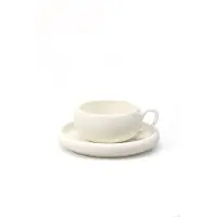 Almina Belicia - Koffieset - 12-delig - Wit - 220ml - Porselein - Koffiekopjes