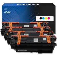 PrintAbout Huismerk HP 654X (CF330X) Toner Zwart Hoge capaciteit