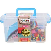 Creafun mega knutselbox compleet 240 delig 24x18x12 cm
