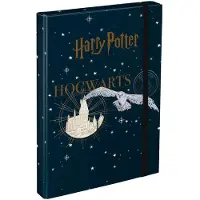 Kalenderwinkel.nl Baagl Schoolmap A4 Harry Potter Hogwarts Logo