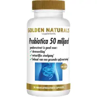 Golden naturals Probiotica 50 miljard (30 capsules)