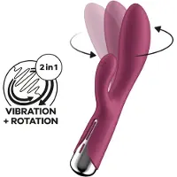 Satisfyer Spinning Rabbit 1 - Roterende duo vibrator